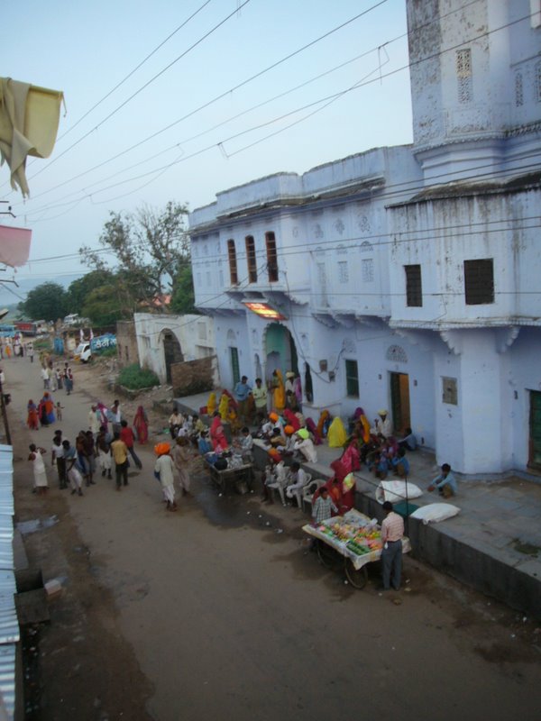 Just arrived. Pushkar at dawn.
